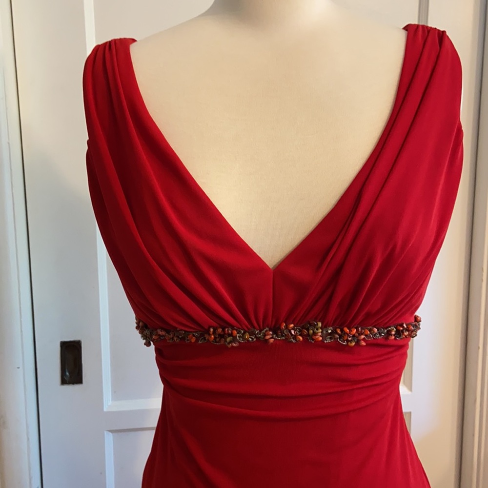 David Meister Red Dress - Picture 2 of 9